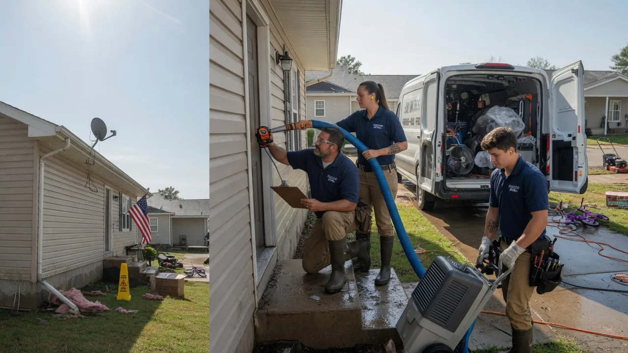 Ceiling Water Damage Restoration in East Galesburg, IL near me